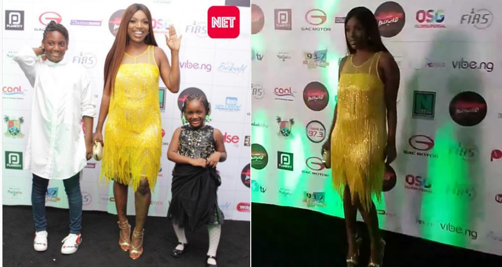 Is Annie Idibia pregnant again? Annie Idibia rocks 'baby bump' at an event (Photos)