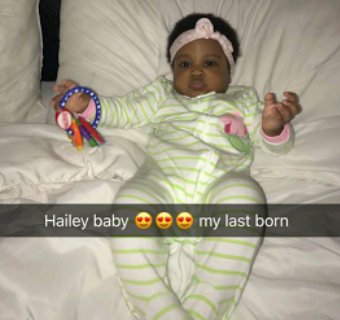 Davido Shares Cute Picture Of His Daughter, Hailey