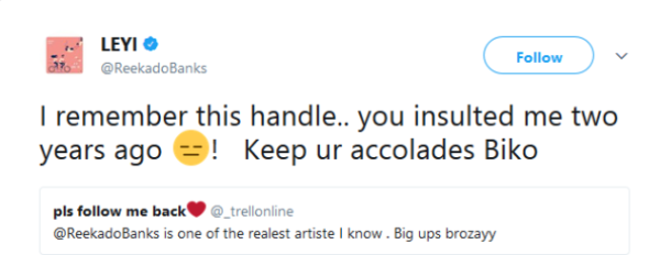 'You Insulted Me 2 Years Ago, Keep Your Accolades'- Reekado Banks Claps Back At Music Producer Who Hailed Him