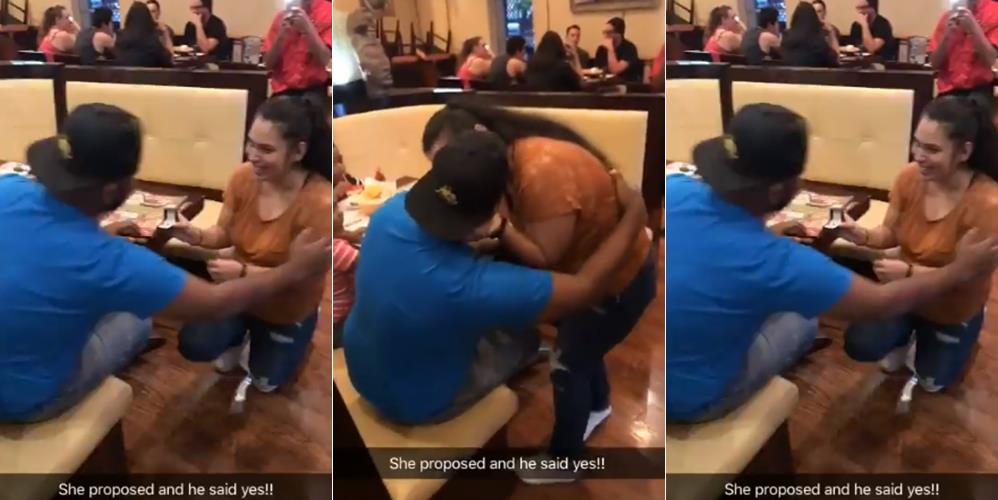 Lady proposes to her boyfriend of 6 years (Photos)