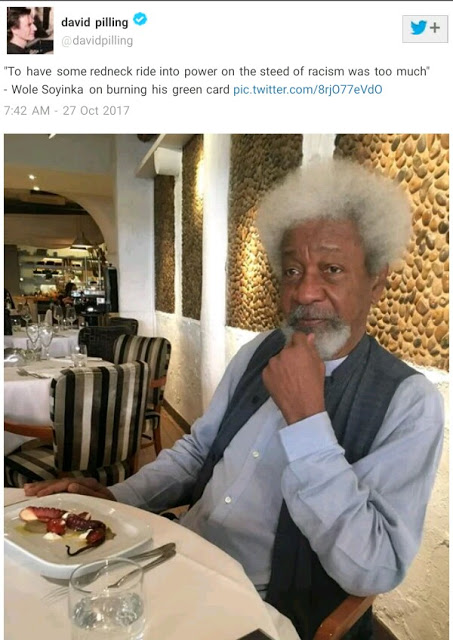 'Nigeria Has A World Record Number Of Imbeciles' - Professor Wole Soyinka