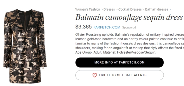 Toke Makinwa's Balmain Camouflage Sequin Birthday Dress Costs N1.2million (Photo)