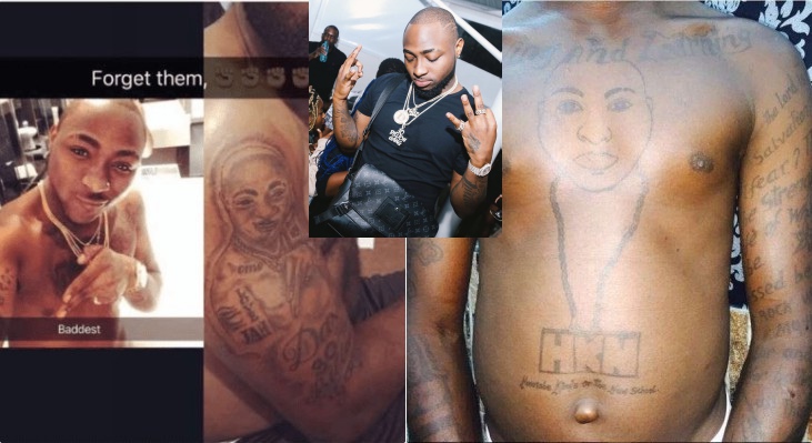 Die-Hard Fan Tattoos Davido's Face On His Arm (Photo)