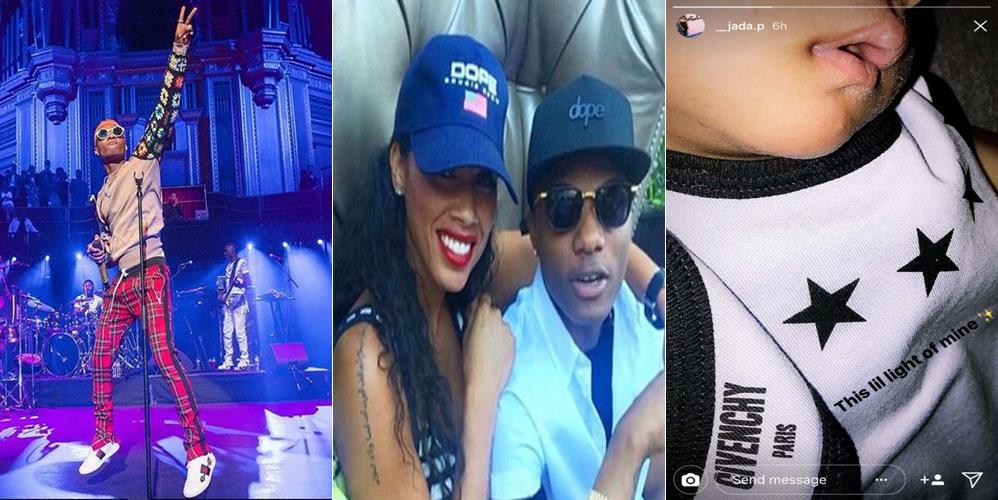 Wizkid reportedly welcomes third child with his manager, Jada Pollock