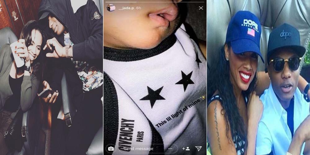 Wizkid Confirms the birth of his third child with manager, Jada Pollock