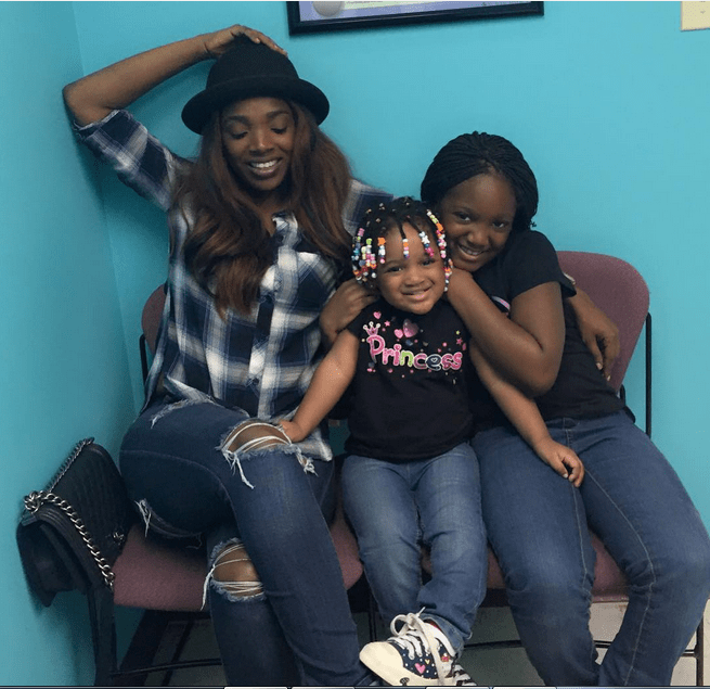 'I Pray You Give Birth To A Son, So Your Family Will Be Complete' - Follower Tells Annie Idibia, She Responds