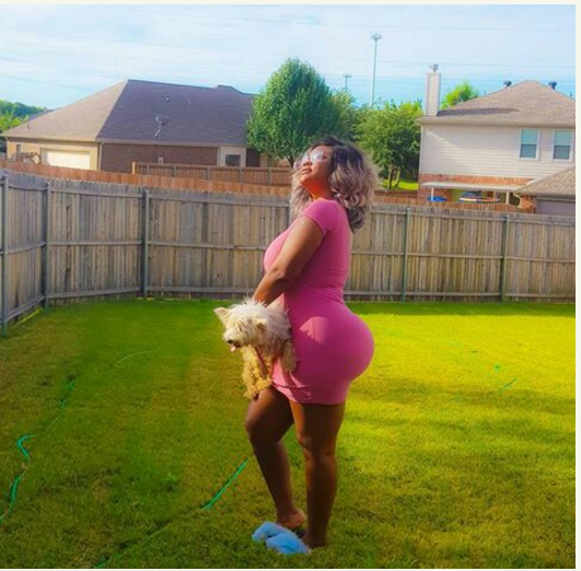 'When Your Problems Are Behind You': Actress Daniella Okeke Flaunts Her Backside