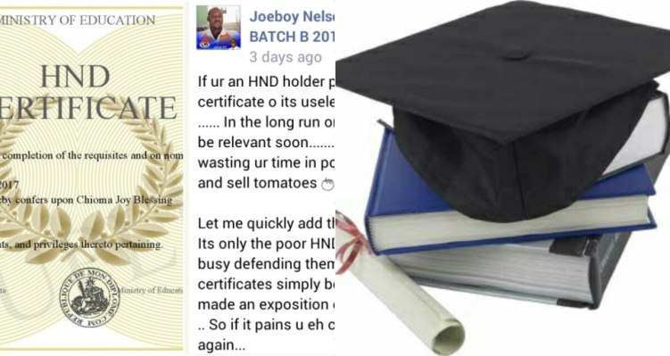 'HND Holders Burn Your Useless Certificates And Start Selling Tomatoes' -Corp Member Gives Advice