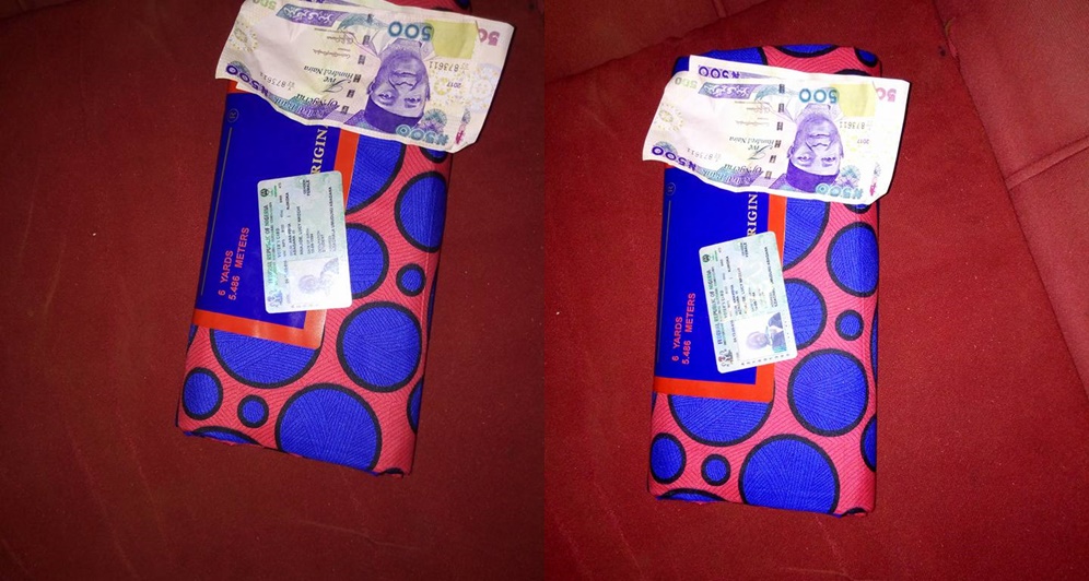 Lady Shows Off Wrapper And N1K She Got After Voting In Anambra Elections