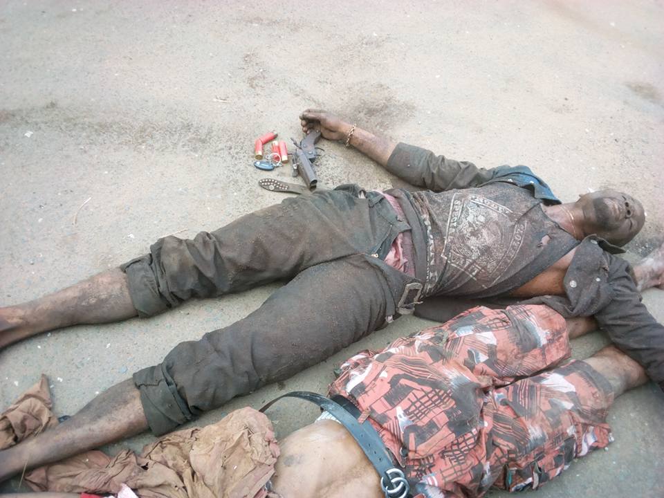 SARS Operatives Kill Daredevil Armed Robbers After Shoot-out In Imo