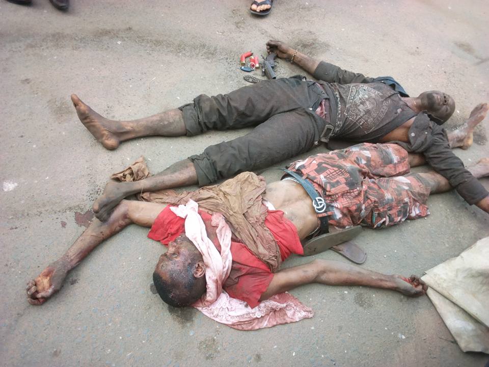 SARS Operatives Kill Daredevil Armed Robbers After Shoot-out In Imo