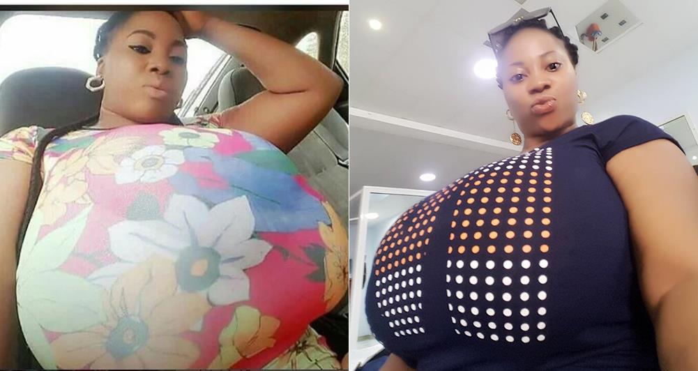 Pretty Nigerian lady's gigantic boobs cause stir on Instagram (Photos)