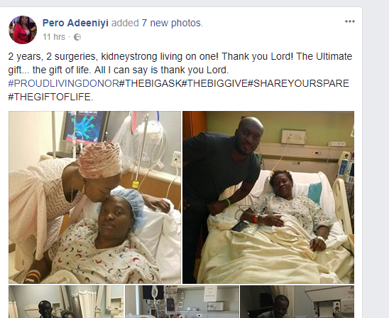2face's Babymama, Pero Reveals She Donated Her Kidney Two Years Ago To Her Mum