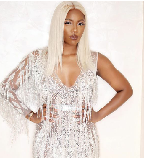 Tiwa Savage Stuns In Custom Dress Which Reportedly Took Over 2 Months To Make