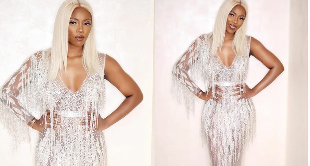 Tiwa Savage Stuns In Custom Dress Which Reportedly Took Over 2 Months To Make