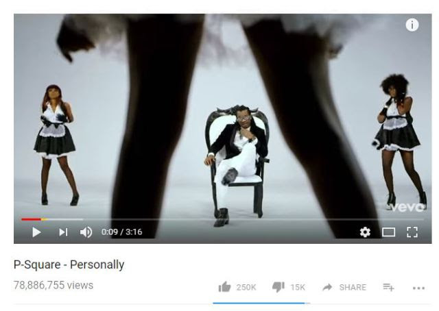 Yemi Alade's 'Johnny' surpasses Psquare's 'Personally' to Become The Most Viewed Nigerian Music Video On YT