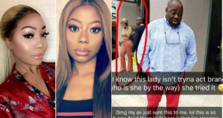 Davido's baby mama, Sophia Momodu blasts Kika GoodHair after she shared a photo of Dele Momodu and asked who he Is