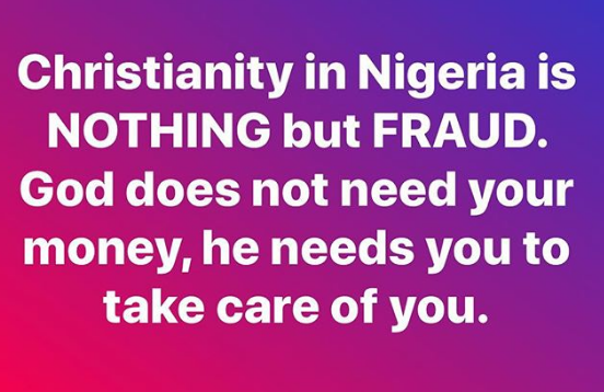 Christianity In Nigeria Is A Fraud- Bisi Alimi