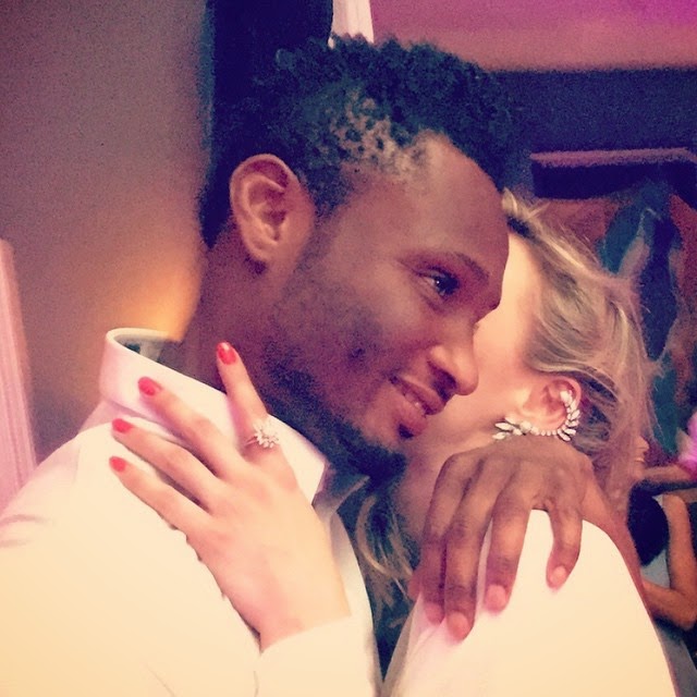 Mikel Obi's Russian wife, Olga Diyachenko, reacts to Super Eagles' loss to Croatia