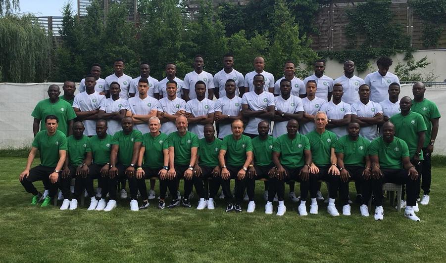 Nigeria releases official team photo ahead of World Cup in Russia