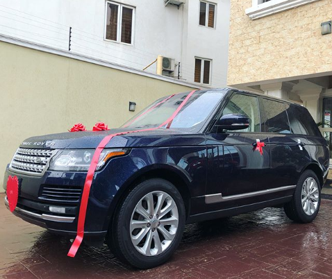 'Everyday is Valentine's day' - Peter Okoye says as he shows off the new Range Rover he bought for Lola