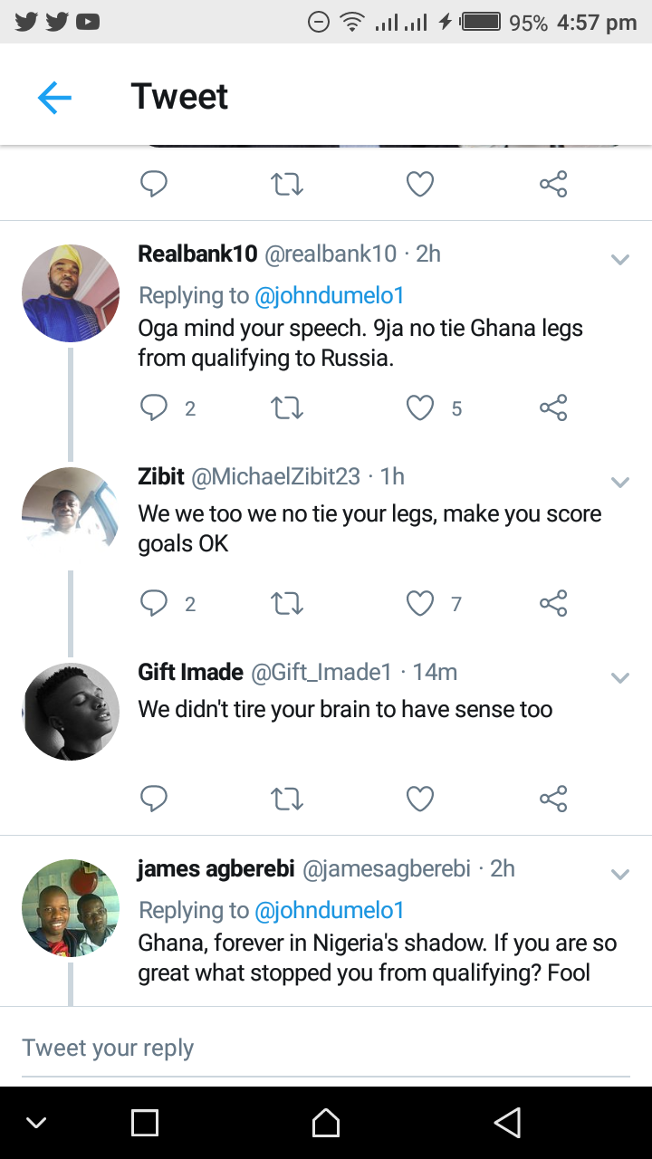John Dumelo Shades Super Eagles After Match With Croatia, Nigerians Savagely reply him