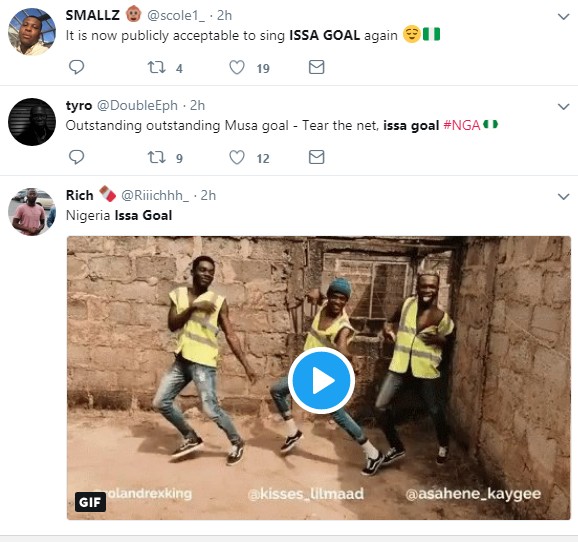 #Russia2018: Nigerians, Celebrities React To Super Eagles Win