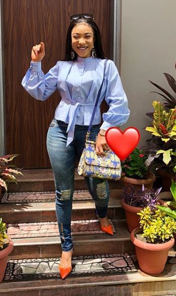 Actress Tonto Dikeh replies fan who accused her of being fake