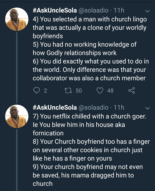 Nigerian Man Gives 35 Reasons Ladies Get Their Hearts Broken In Church