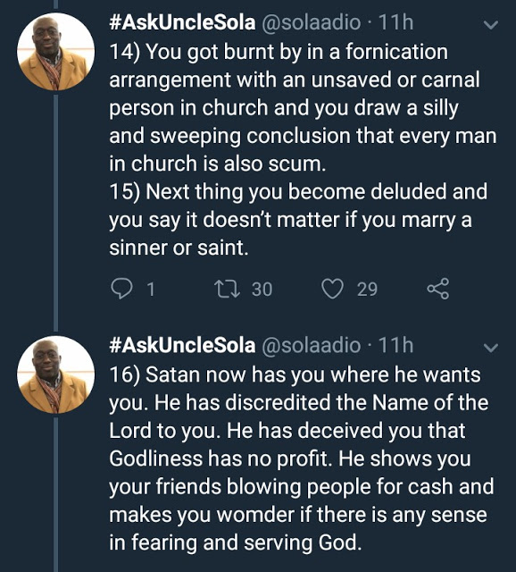 Nigerian Man Gives 35 Reasons Ladies Get Their Hearts Broken In Church