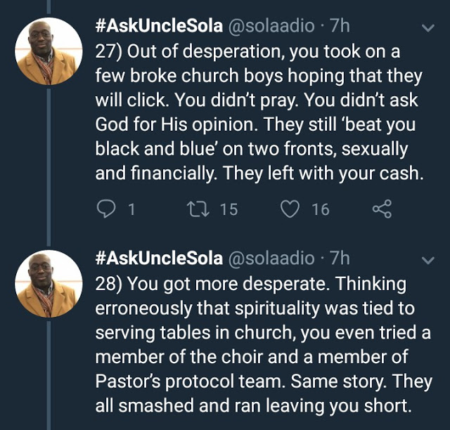 Nigerian Man Gives 35 Reasons Ladies Get Their Hearts Broken In Church