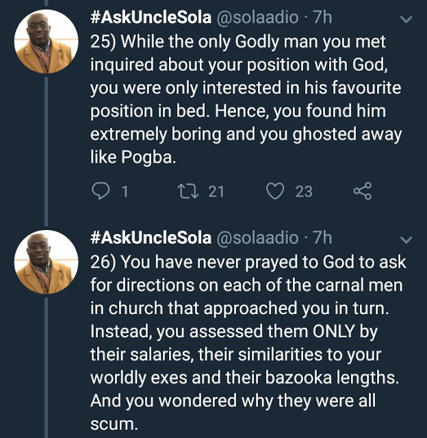 Nigerian Man Gives 35 Reasons Ladies Get Their Hearts Broken In Church