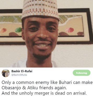 Nigerians slam Gov. El-Rufai's son after he trolled Obasanjo and Atiku