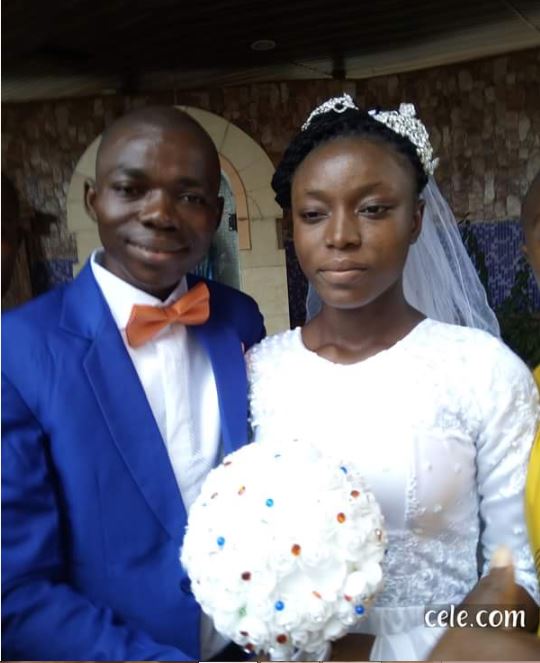 Nigerian Lady Weds Without Wearing Makeup (Photos)
