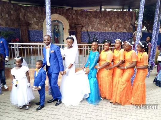 Nigerian Lady Weds Without Wearing Makeup (Photos)