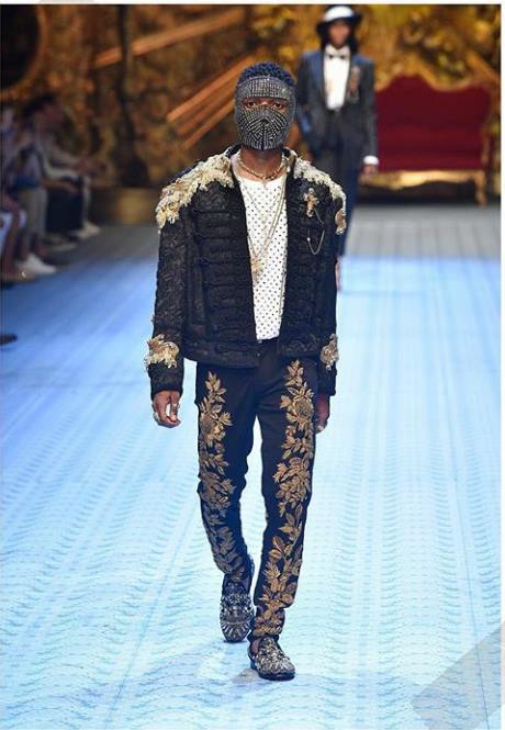 Wizkid breaks record, becomes the first African artist to walk at D&G fashion show (Photos+Video)