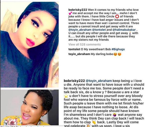 Bobrisky issues warning to all of Toyin Aimakhu's haters