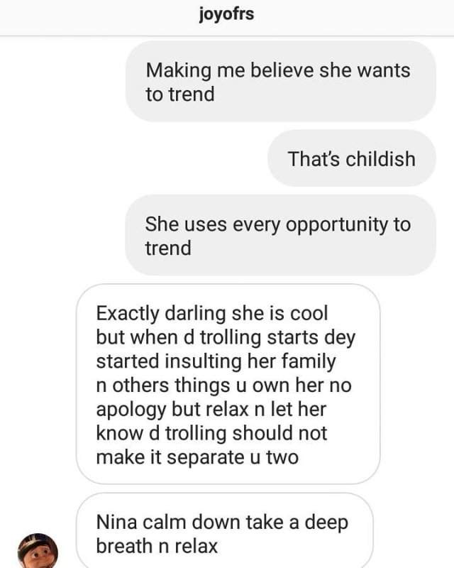 Instagram Hacker Releases Another Leaked Chat Of Nina Talking Down On Her Sponsor Tiannah