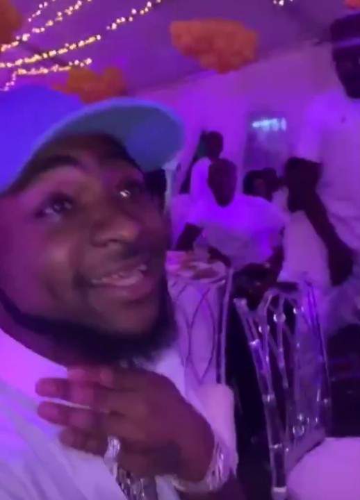 Photos from Davido's all white birthday party in Lagos