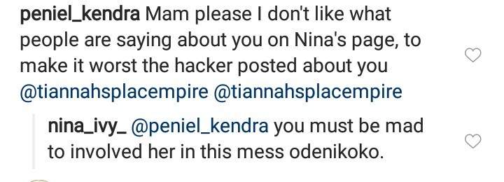 Nina regains control over her Instagram account; blasts user who reported her to Toyin Lawani