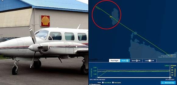 Plane flies nearly 50km past its destination after the pilot 'falls asleep  in the cockpit'