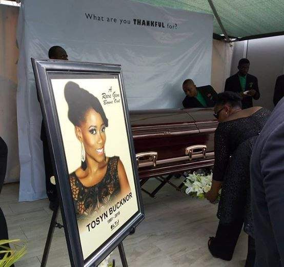 Tosyn Bucknor has been laid to rest (Photos)