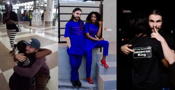 American man who proposed to his Nigerian girlfriend after meeting for the first time, set to wed (Prewedding photos)