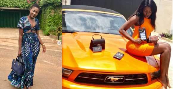 Fella Makafui allegedly had three abortions for angry 'sugar daddy' who seized her cars