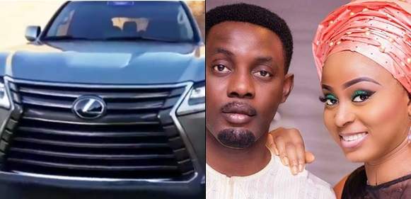 Comedian AY buys a brand new Lexus Luxury SUV as wedding anniversary gift for wife Mabel (Video)
