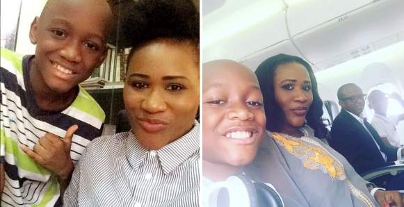Nino Idibia Sends Cute Birthday Message To His Mother, Sunmbo Adeoye On Her Birthday