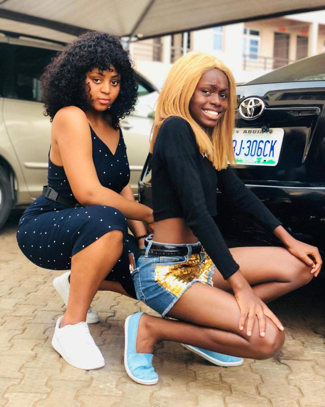 Actress Regina Daniels shares cute photos of her sisters