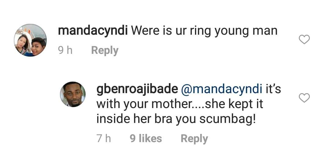 Gbenro Ajibade Savagely Replies A Fan That Asked Why He Wasn't Wearing His Wedding Ring