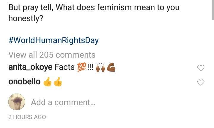 Ezinne Akudo sheds light on what feminism is after Annie Idibia said she isn't one