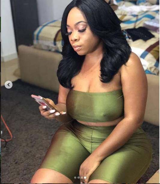 Ghanaian actress, Moesha Boduong flaunts her curves in new photos